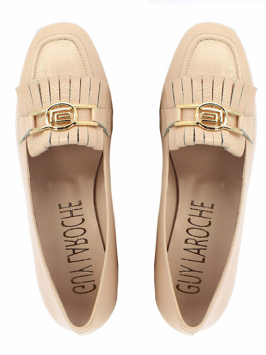 Guy Laroche Γυναικεία Loafers σε Μπεζ Χρώμα