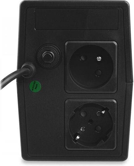 Volt Polska PICO UPS Line-Interactive 800VA 480W με 2 Schuko Πρίζες