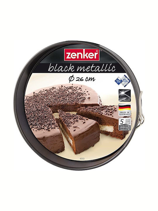 Zenker Bakeware Tins & Trays Removable Non-stick Black Metallic Ø26x5cm
