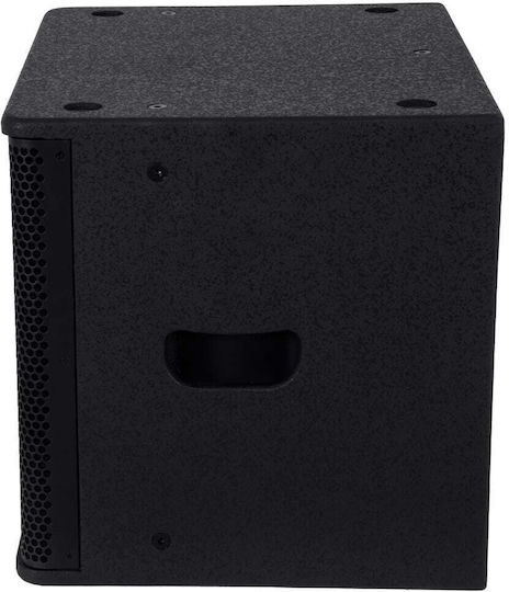 GloboStar ES110SA Active Wall Installation Speaker 600W Piece 44.5x44.5x37.5cm Black