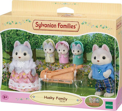 Epoch Toys Miniature Toy Husky Family Sylvanian Families for 3+ Years (Various Designs/Assortments of Designs) 1pc