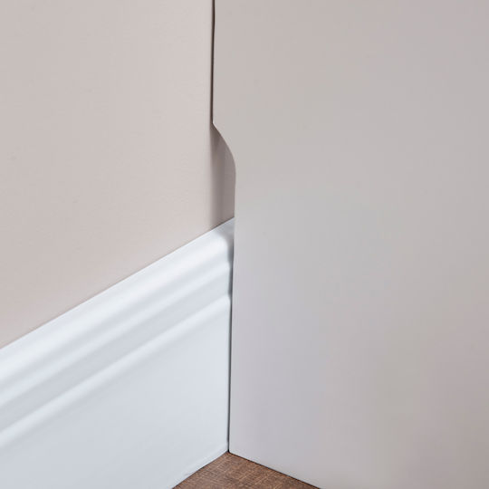 HomCom MDF Radiator Cover White 90x18x84cm