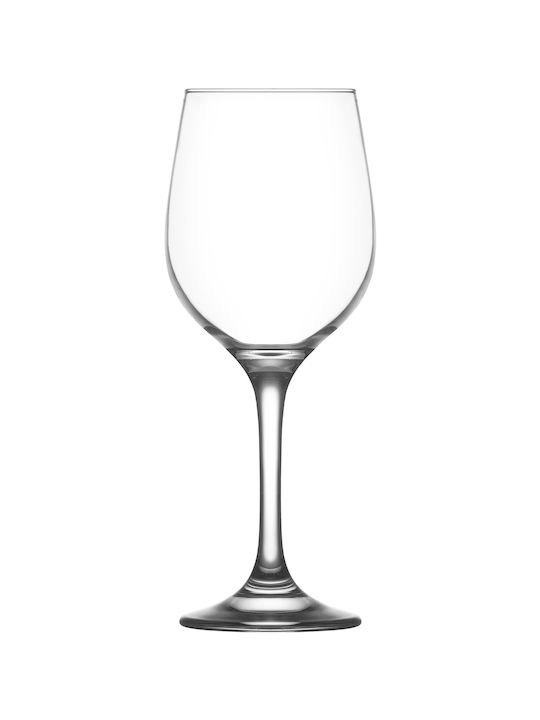 Gurallar Fame Set of Glasses for White and Red Wine made of Glass Stemmed 395ml 6pcs