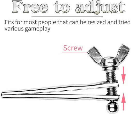 Mokko Toys Διαστολέας Adjustable Urethral Dilator σε Ασημί Χρώμα