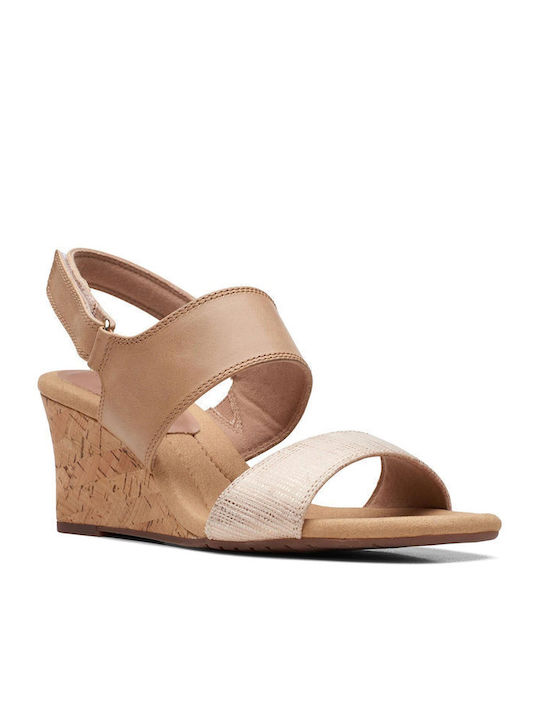 Clarks Kyarra Faye Πλατφόρμες Beige