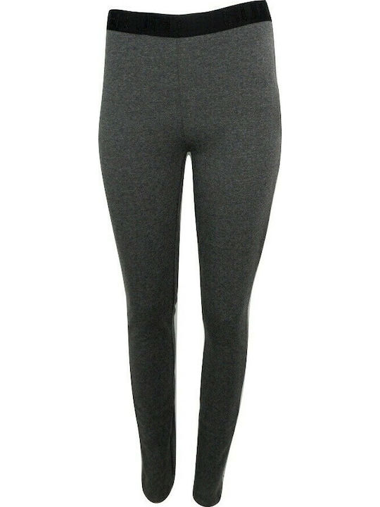 Paco & Co Frauen Lang Leggings mit Fleece-Futter Gray