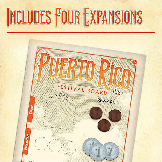 Επιτραπέζιο Παιχνίδι Puerto Rico 1897 για 2-5 Παίκτες 12+ Ετών (EN) Ravensburger