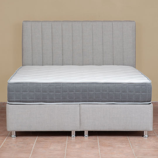 Ypnos Atlas Plus Natural Latex Μονό Ορθοπεδικό Στρώμα Foam / Latex Διπλής Όψης 90x190cm με Ελατήρια