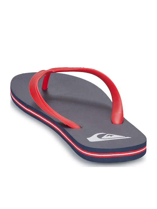 Molokai Men's Flip Flops Blue/Red