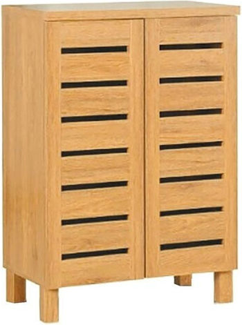 Suport pentru pantofi cu 4 Rafturi Bej L60xW33xH87cm