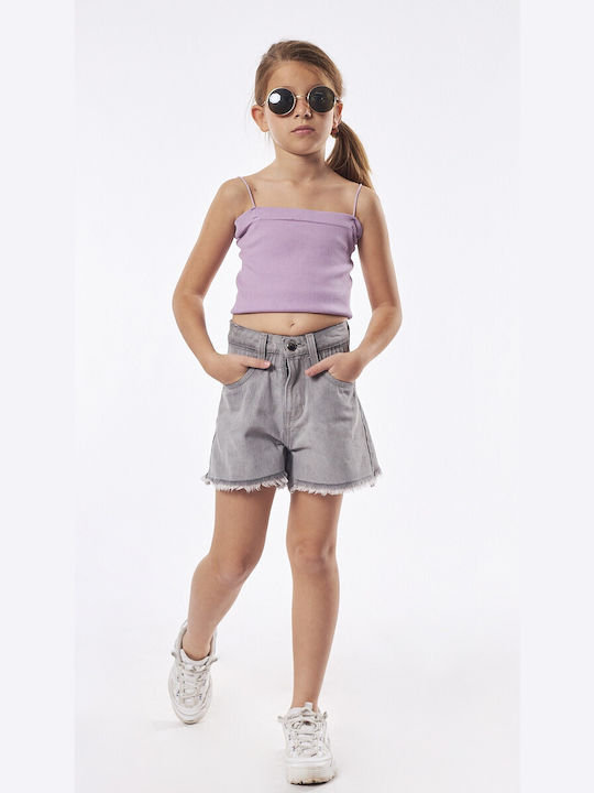 Evita Kids Blouse Sleeveless Lilac