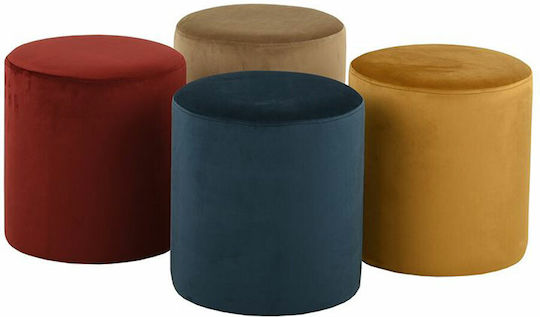 Σκαμπό Σαλονιού Cylinder Royal Blood 35x35x38εκ.