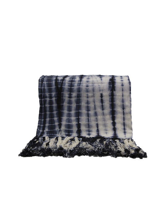 InTheBox Agadir Sofa Throw 150x230cm Blue / White