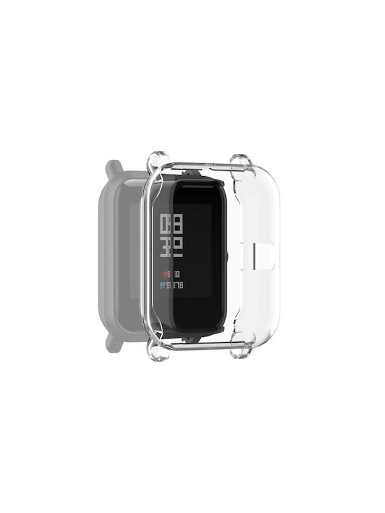 Silicone Case with Glass in Transparent color for Fitbit Charge 5 Silicone Case with Glass in Transparent color for Fitbit Charge 5