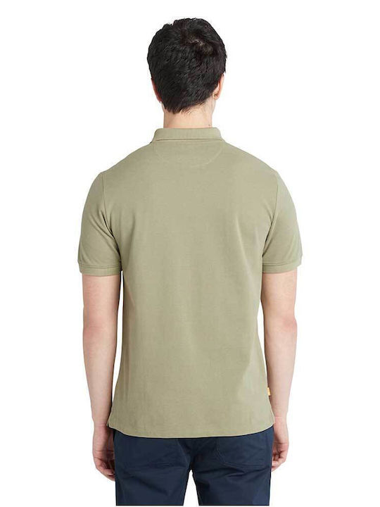 Polo Short Sleeve Khaki Blouse