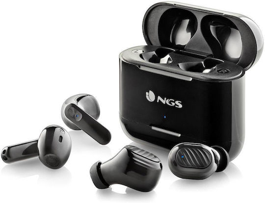 NGS Artica Duo In-ear Bluetooth Handsfree Earphones with Charging Case Black