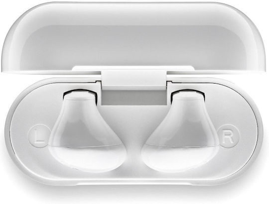 NGS Artica Duo In-ear Bluetooth Handsfree Ακουστικά με Θήκη Φόρτισης Λευκά