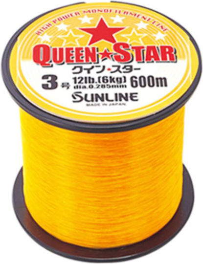 Sunline Queen Star Πετονιά Ψαρέματος Διάφανη 600m / 0.370mm