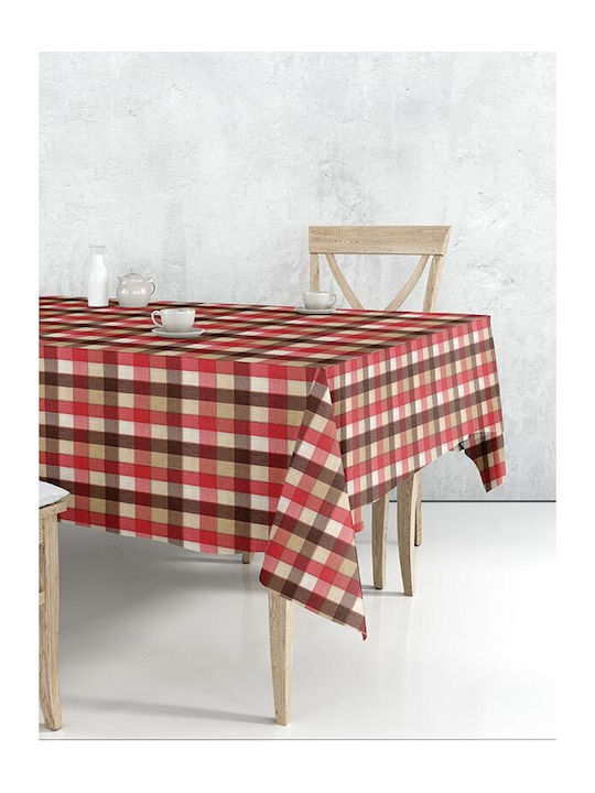 Sunshine 6997 Cotton & Polyester Tablecloth Red 140x180cm 172-3-6997-red