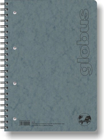 Globus Spiral Caiet Cu dungi B5 1buc (Culori diverse)