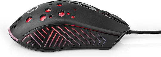 Nedis GMWD410BK RGB Gaming Ποντίκι 7200 DPI Μαύρο