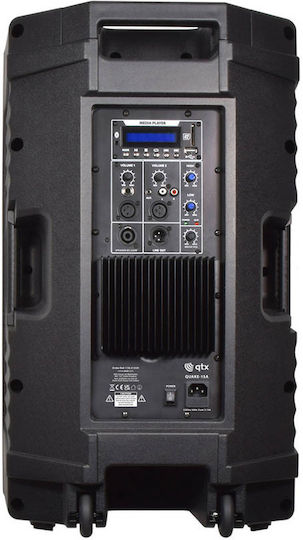 QTX Sound QUAKE-15A Αυτοενισχυόμενο Ηχείο PA 220W με Woofer 15" 41.5x38x68εκ.