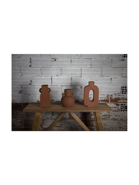 Soulworks Decorative Vase Horus Brown 20.5x20.5x25cm