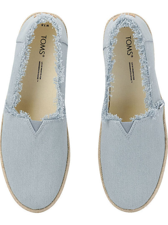 Valencia Platform Women's Espadrilles Light Blue