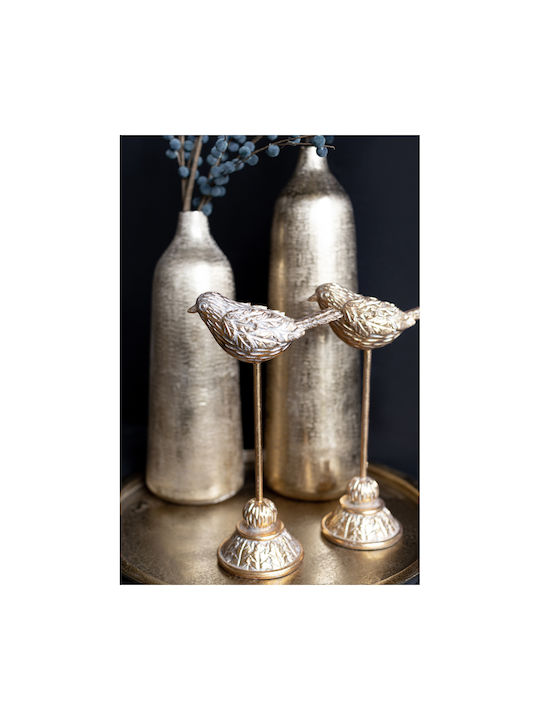 InTheBox Decorative Bird Polyresin in Gold 17.1x10.5x32.3cm 1pcs