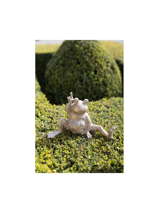 InTheBox Decorative Frog Polyresin Yoga Frog in Gold 32.3x14.1x20.2cm 1pcs