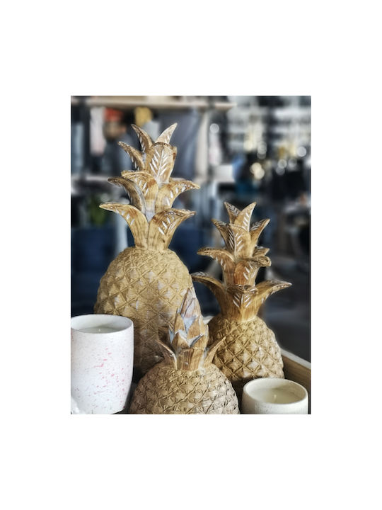InTheBox Decorativ Ananas Polirășină 14x14x24.5cm 1buc