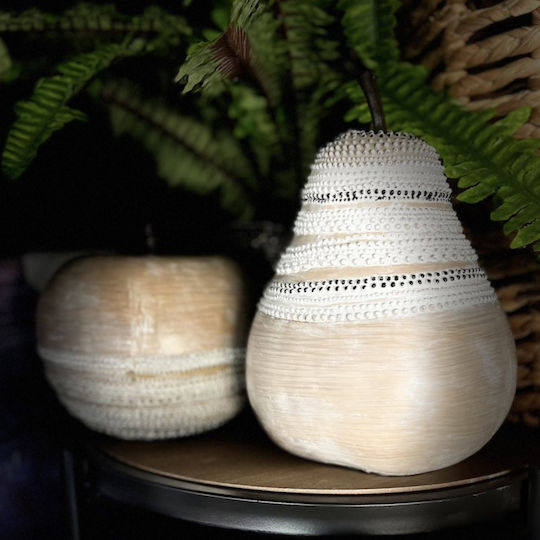 InTheBox Διακοσμητικό Αχλάδι Πολυρητίνης 16.5x16.5x22.5cm