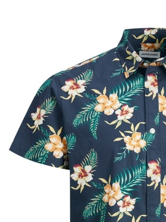 Copii Floral Cămașă Cu mânecă scurtă Multicolor