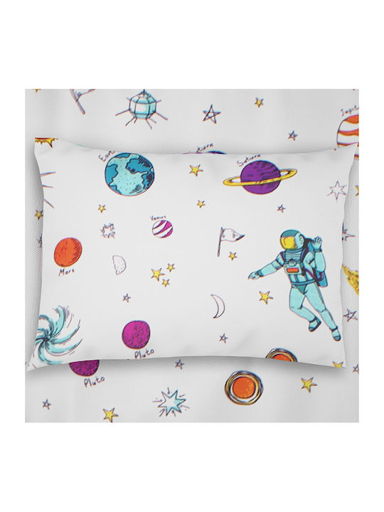 Dimcol Space 188 Baby Cotton Pillowcase White 35x45cm