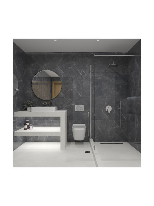 Grohe Bauedge Built-in Faucet Mixer for Shower 2 Exits Silver