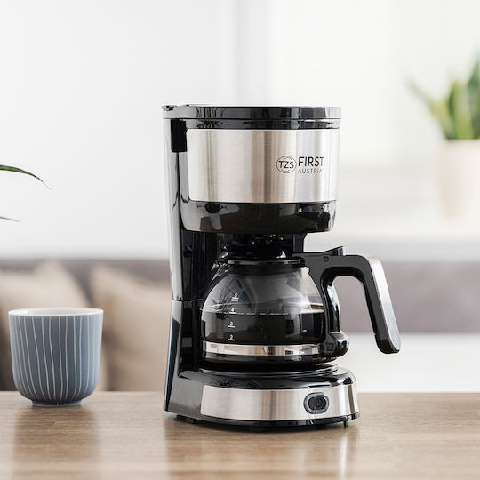 First Austria Filter Coffee Machine 750W Black