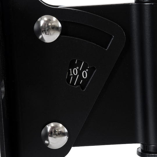 GloboStar Wall Mounted Speaker Stands Pair In Black Color