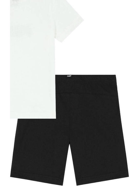 Kids' Set with Shorts Summer 2pcs White