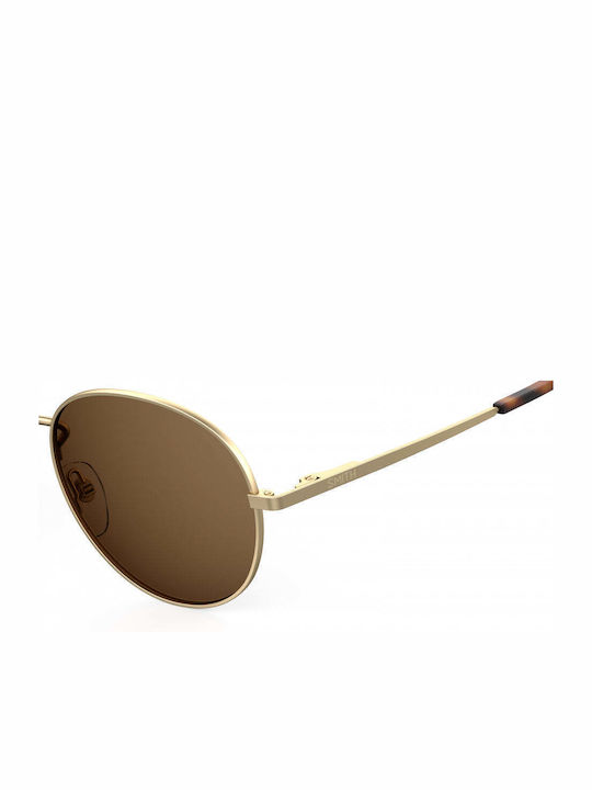 Smith Prep Unisex Ochelari de soare cu Cadru Aur
