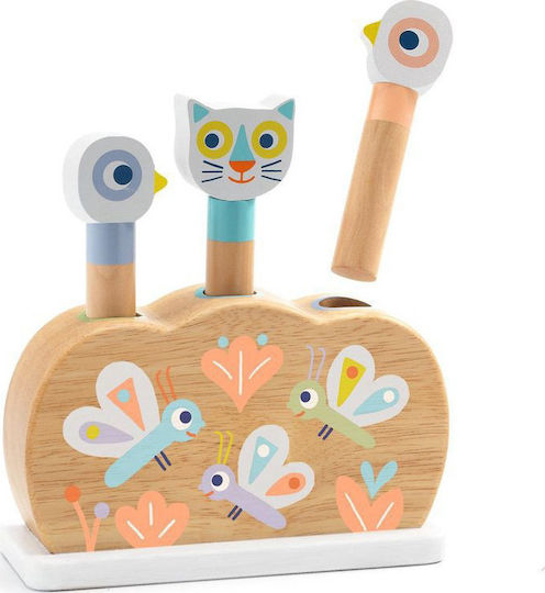 Djeco Shape Sorting Toy Little Animals made of Wood for 18++ Months