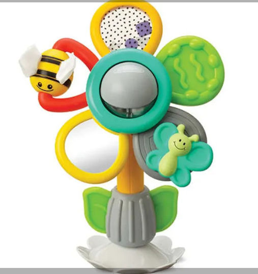 Infantino Baby Toy Play & Stay Funflower for 3++ Months Grey