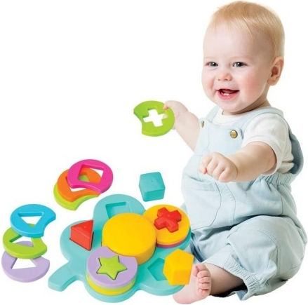 Dede Играчка за сортиране на форми Daisy Shape Sorter за 12++ месеца