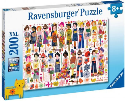 Kids Puzzle Flowers & Friends XXL for 8++ Years 200pcs Ravensburger