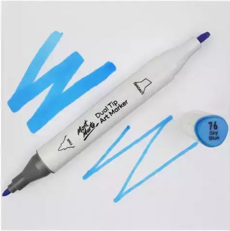Mont Marte 76 Permanent Marker Sky Blue