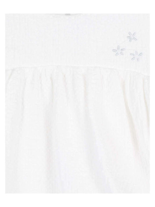 Kids Dress Sleeveless Set with Panty White