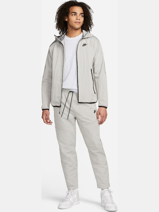 Sportswear Tech Αθλητικό Μπουφάν Γκρι