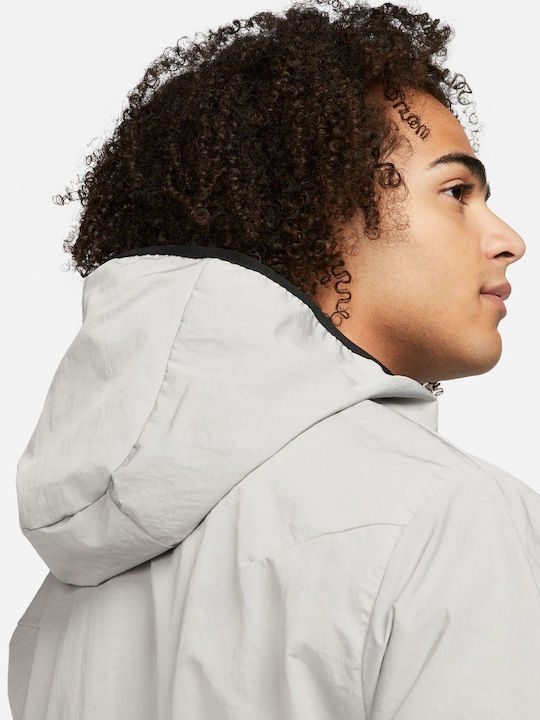 Sportswear Tech Αθλητικό Μπουφάν Γκρι
