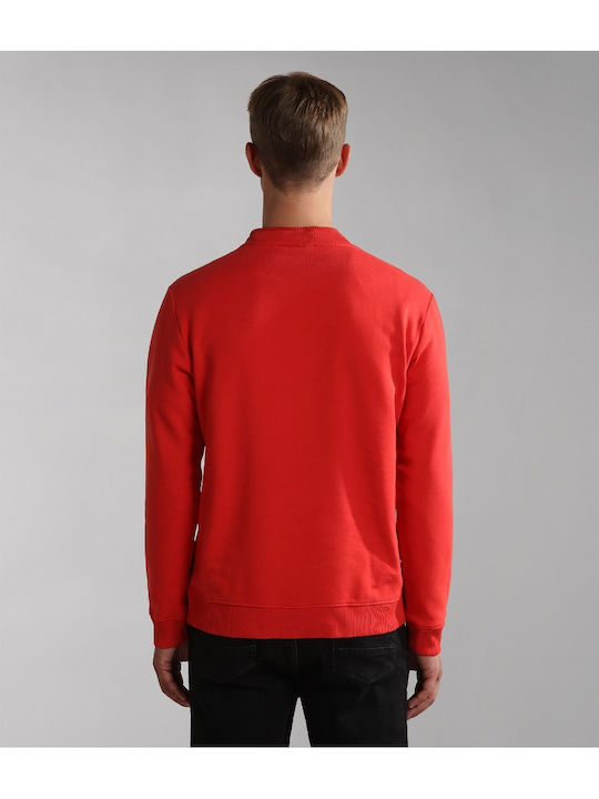 Napapijri Balis Herren Sweatshirt Valentine Red NP0A4FQW-RR9