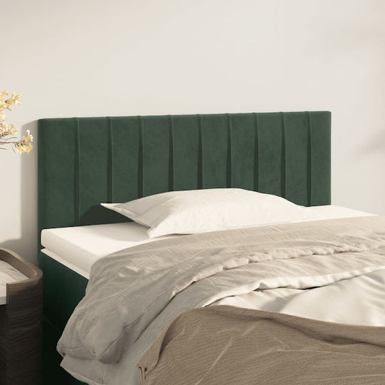 vidaXL Stoff Kopfstütze für Betten Dunkelgrünes 80x88cm