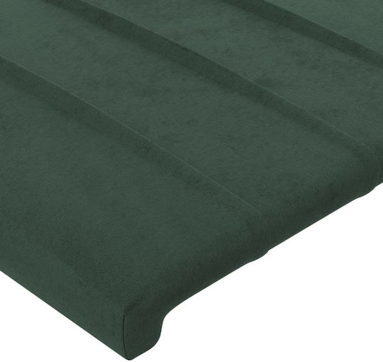vidaXL Stoff Kopfstütze für Betten Dunkelgrünes 80x88cm